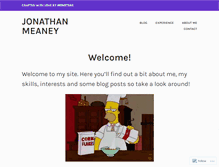 Tablet Screenshot of jonathan-meaney.com
